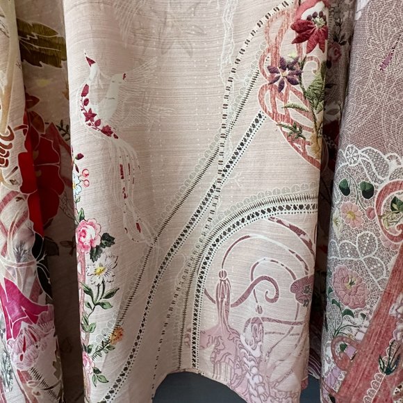 Camilla Franks O/S Crystal Embellished Silk Kaftan Beaded Dress PinksNEW—SOLD - Picture 5 of 16